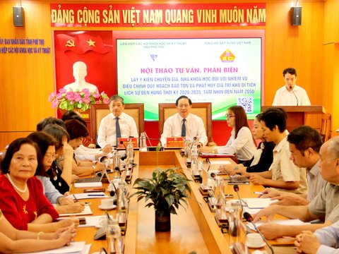 Tổng hội Xây dựng Việt Nam và Liên hiệp Hội Phú Thọ tăng cường hợp tác chuyên môn